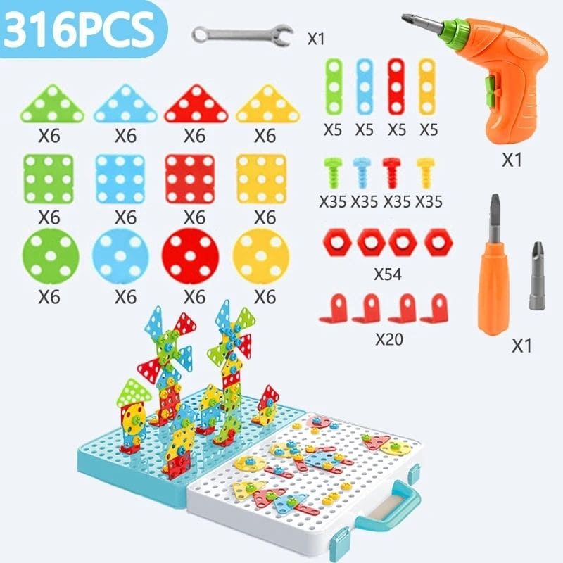 Jeu de construction - Perceuse Visseuse enfant | KiddyCase – Image 7
